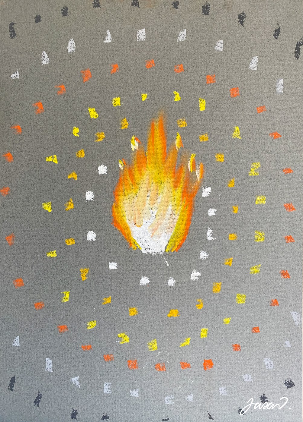 Pastel drawing by Jason